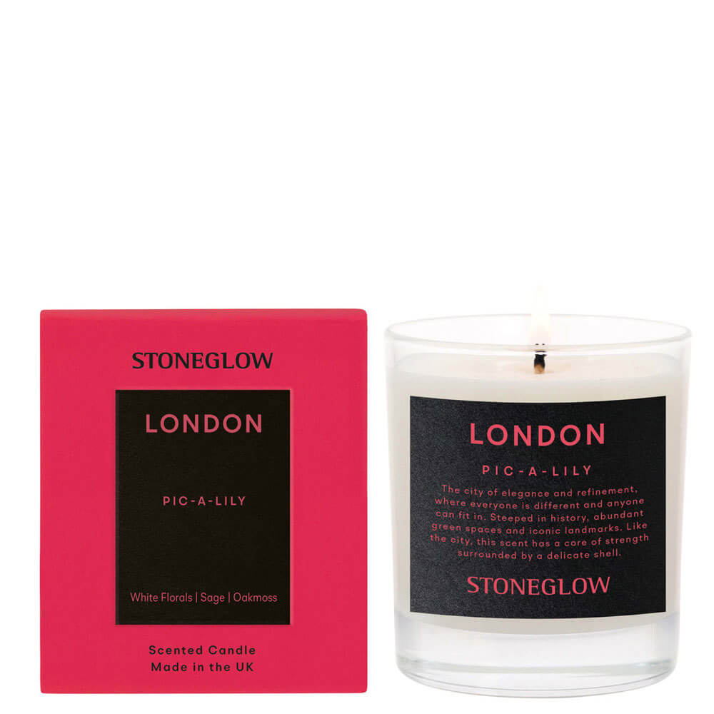 Stoneglow The Explorer London Pic a Lily Scented Candle